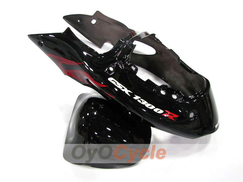 Injection Fairing kit for 99-07 GSXR1300 Hayabusa - Red, Black - Flame #OYO87902656