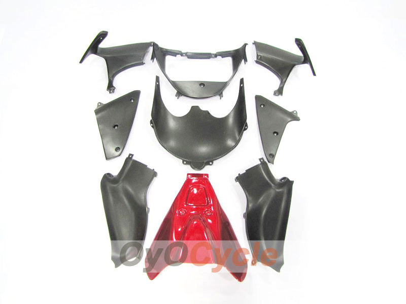 Injection Fairing kit for 99-07 GSXR1300 Hayabusa - Red, Black - Flame #OYO87902656