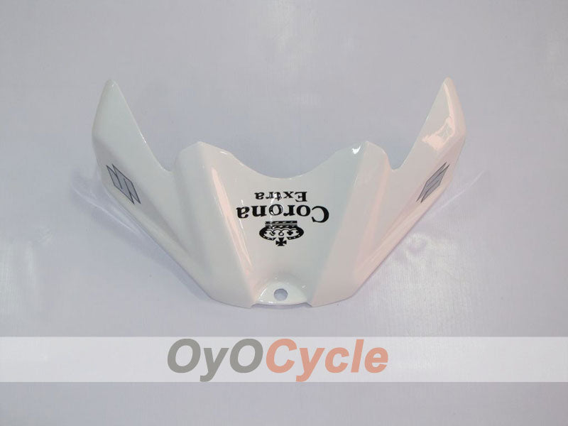 Injection Fairing kit for 08-10 GSX R600 - White, Black - Corona, MOTUL #OYO87901607