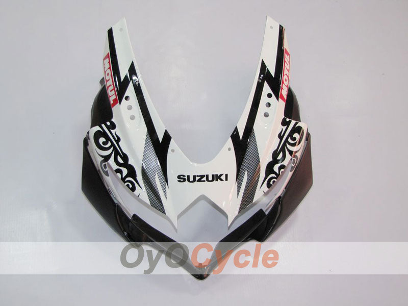 Injection Fairing kit for 08-10 GSX R750 - White, Black - Corona #OYO87901377