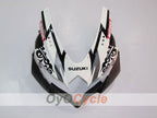Injection Fairing kit for 08-10 GSX R600 - White, Black - Corona, MOTUL #OYO87901607