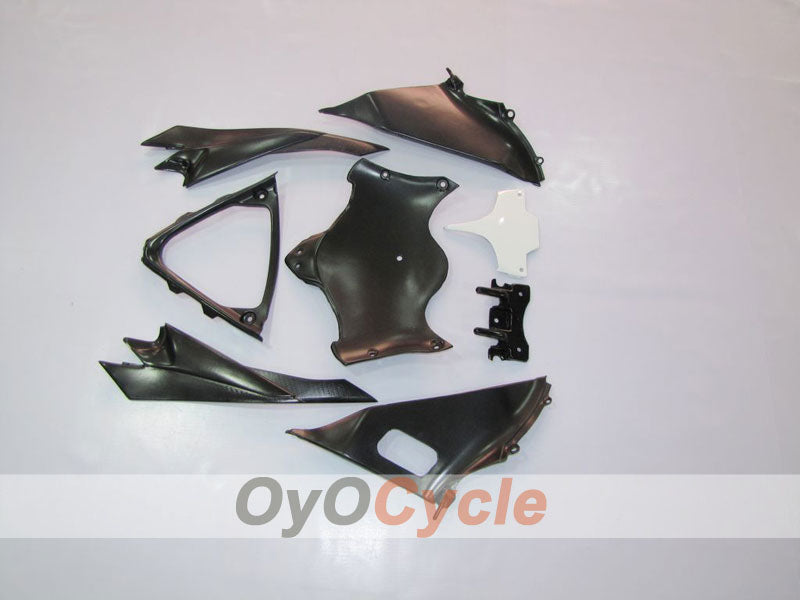 Injection Fairing kit for 08-10 GSX R600 - White, Black - Corona, MOTUL #OYO87901607