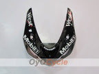 Injection Fairing kit for 05-06 NINJA ZX-6R - White, Black - West #OYO87901894