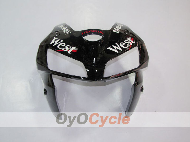 Injection Fairing kit for 05-06 CBR600RR - White, Black - West #OYO87900353