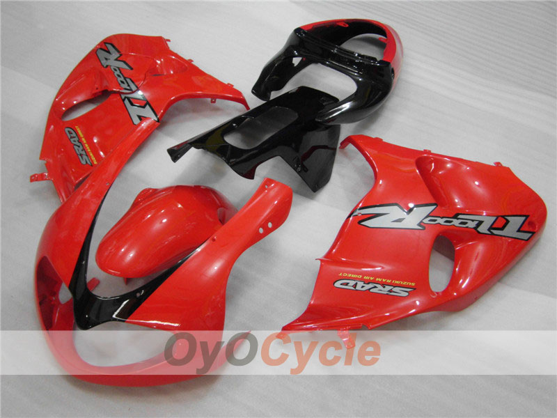 Injection Fairing kit for 98-03 TL1000R - Red, Black - Factory Style #OYO87903281 Main image