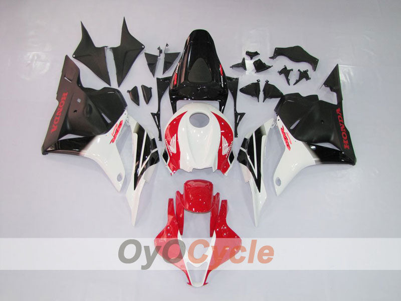 Injection Fairing kit for 09-12 CBR600RR - White, Black - Factory Style #OYO87900450 Main image