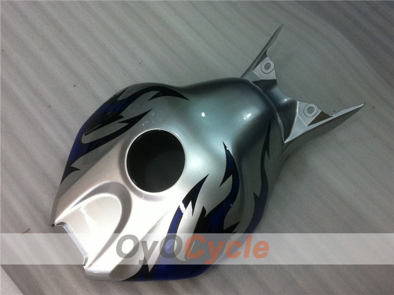 Injection Fairing kit for 06-07 CBR1000RR - Blue, Silver - Flame #OYO87900583