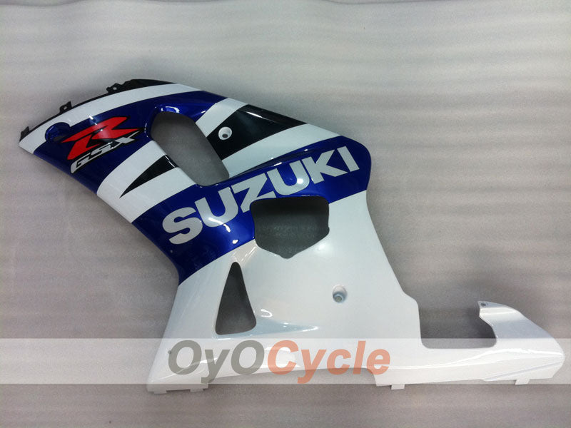 Injection Fairing kit for 00-03 GSX R750 - Blue, White - Factory Style #OYO87901073