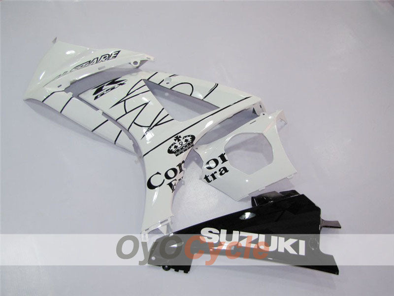 Injection Fairing kit for 07-08 GSX R1000 - White, Black - Corona, MOTUL #OYO87902066