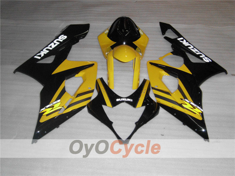 Injection Fairing kit for 05-06 GSX R1000 - Yellow, Black - Factory Style #OYO87901982 Main image