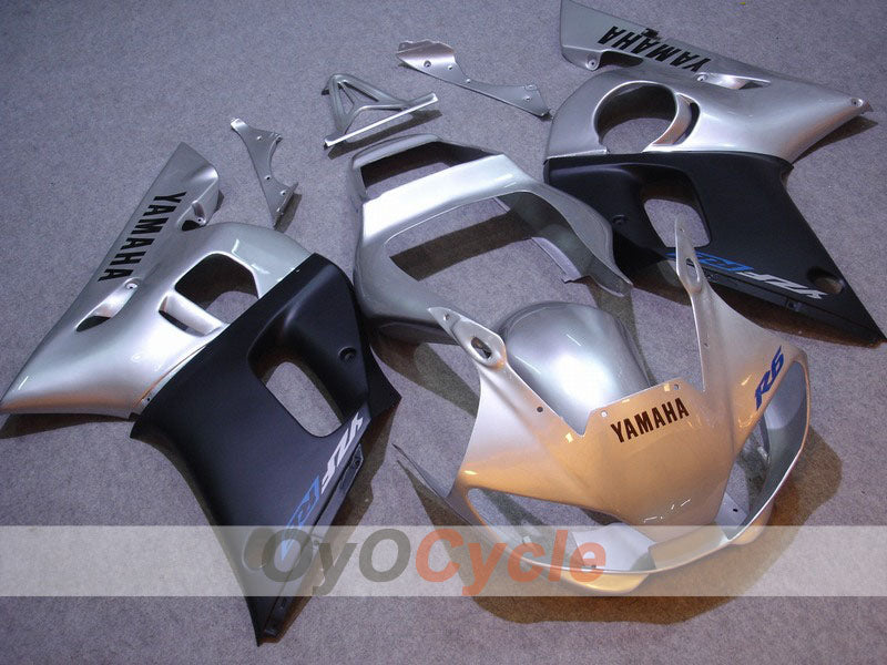 Injection Fairing kit for 98-02 YZF-R6 - Black, Silver, Matte - Factory Style #OYO87901012