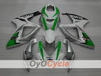 Injection Fairing kit for 06-07 GSX R750 - Green, Silver - Factory Style #OYO87901311