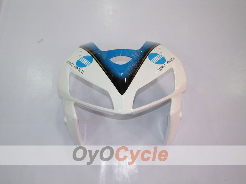 Injection Fairing kit for 05-06 CBR600RR - Blue, White - Konica Minolta #OYO87900256