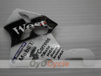 Injection Fairing kit for 94-97 NINJA ZX-6R - White, Black - West #OYO87902996
