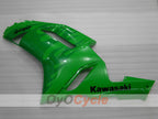 Injection Fairing kit for 07-08 NINJA ZX-6R - Green - Flame #OYO87901932