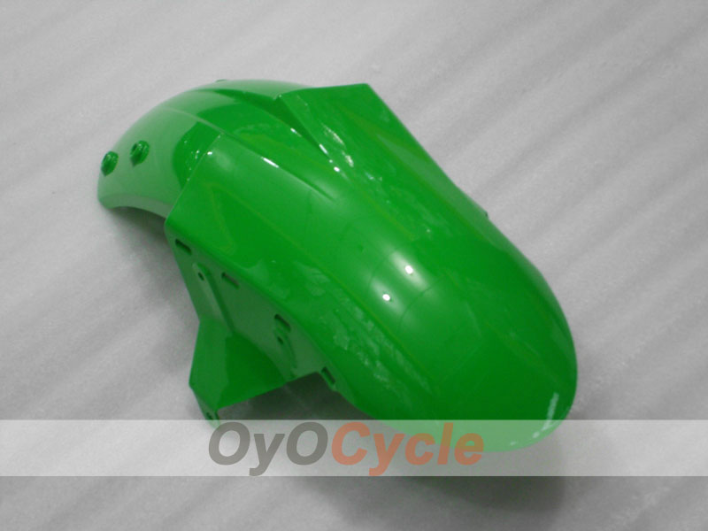 Injection Fairing kit for 07-08 NINJA ZX-6R - Green - Flame #OYO87901932