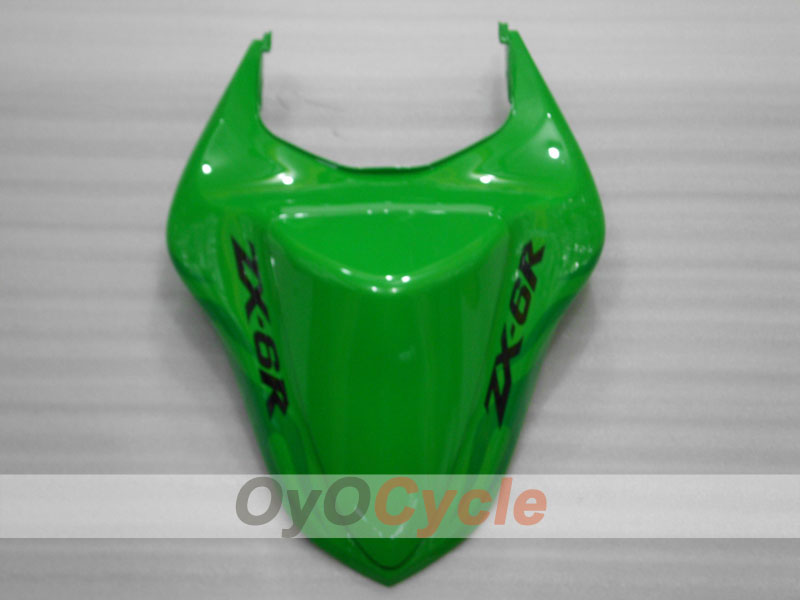 Injection Fairing kit for 07-08 NINJA ZX-6R - Green - Flame #OYO87901932