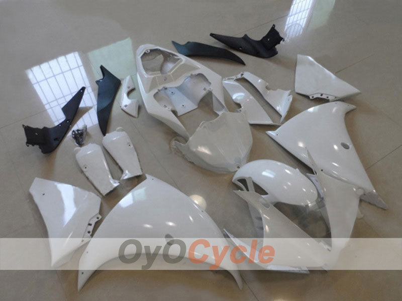 Injection Fairing kit for 12-14 YZF-R1 - White, Black - Factory Style #OYO87903182 Main image