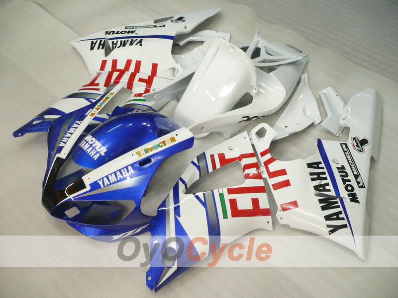 Injection Fairing kit for 98-99 YZF-R1 - Blue, White - FIAT, MICHELIN, MOTUL #OYO87900738
