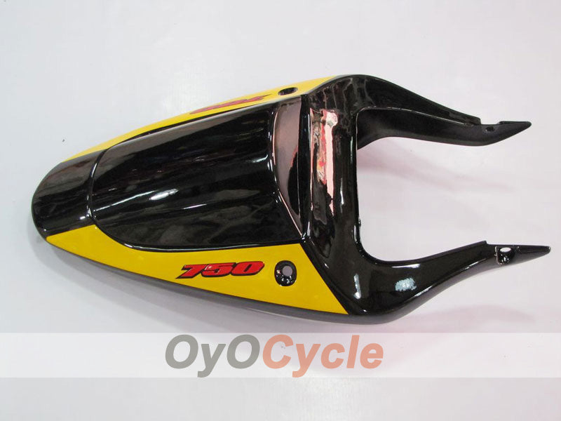 Injection Fairing kit for 00-03 GSX R750 - Yellow, Silver - Factory Style #OYO87901065
