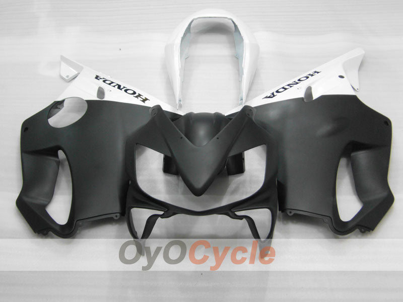 Injection Fairing kit for 04-07 CBR600F4i - White, Black, Matte - Factory Style #OYO87900206 Main image