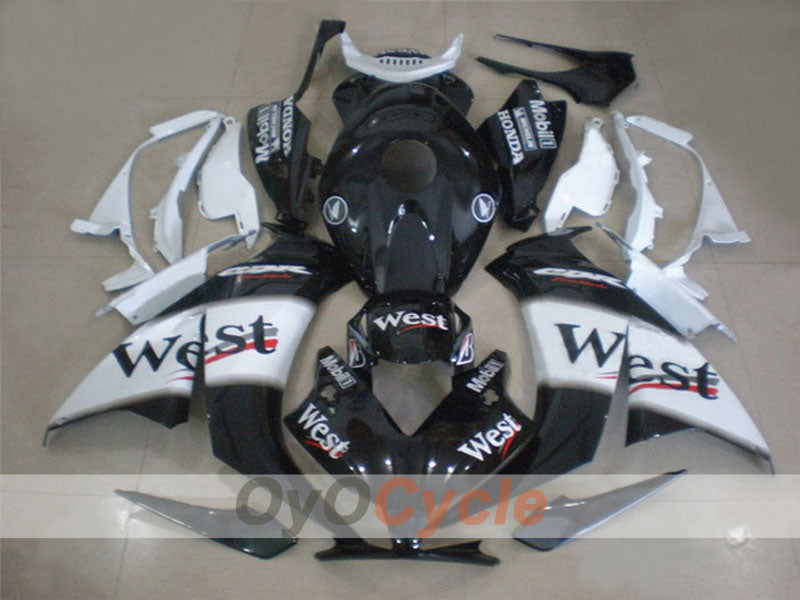 Injection Fairing kit for 12-16 CBR1000RR - White, Black - West #OYO87903329