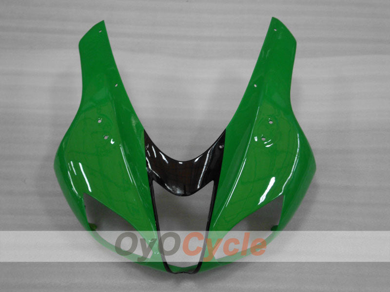 Injection Fairing kit for 07-08 NINJA ZX-6R - Green, Black - Flame #OYO87901931
