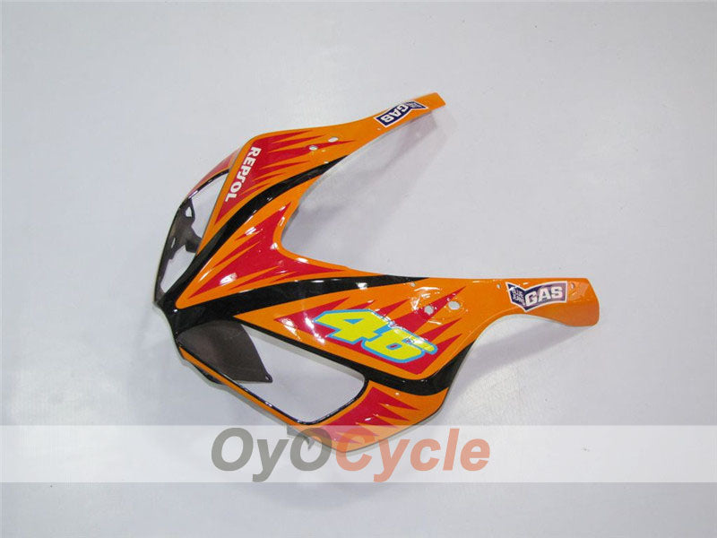 Injection Fairing kit for 06-07 CBR1000RR - Yellow, Black - Rossi #OYO87900639