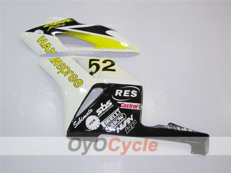 Injection Fairing kit for 06-07 CBR1000RR - White, Black - HANN Spree #OYO87900606