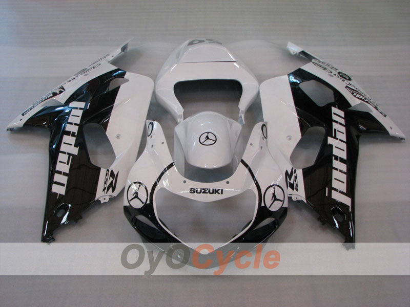 Injection Fairing kit for 01-03 GSX R600 - White, Black - MICHELIN #OYO87905100 Secondary image