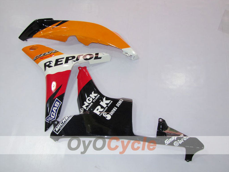 Injection Fairing kit for 07-08 CBR600RR - Orange, Black - Repsol #OYO87900425 Secondary image