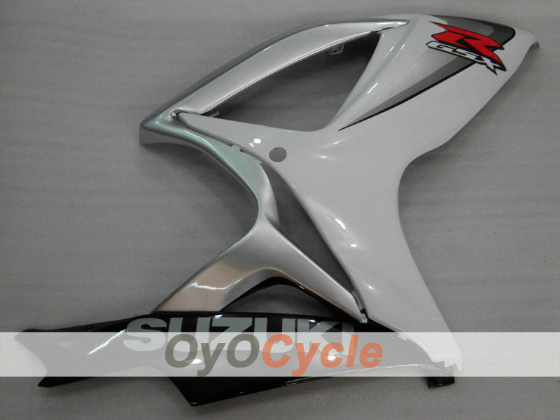 Injection Fairing kit for 06-07 GSX R750 - White, Silver - Factory Style #OYO87901312