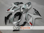 Injection Fairing kit for 06-07 GSX R750 - White, Silver - Factory Style #OYO87901312