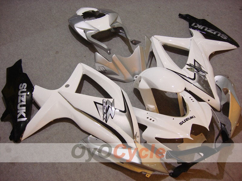 Injection Fairing kit for 08-10 GSX R600 - Black, Silver - Factory Style #OYO87901665