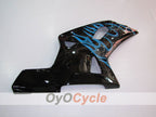 Injection Fairing kit for 00-03 GSX R750 - Blue, Black - Flame #OYO87901046