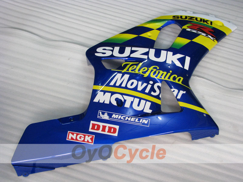 Injection Fairing kit for 00-03 GSX R750 - Blue - MOTUL #OYO87905138