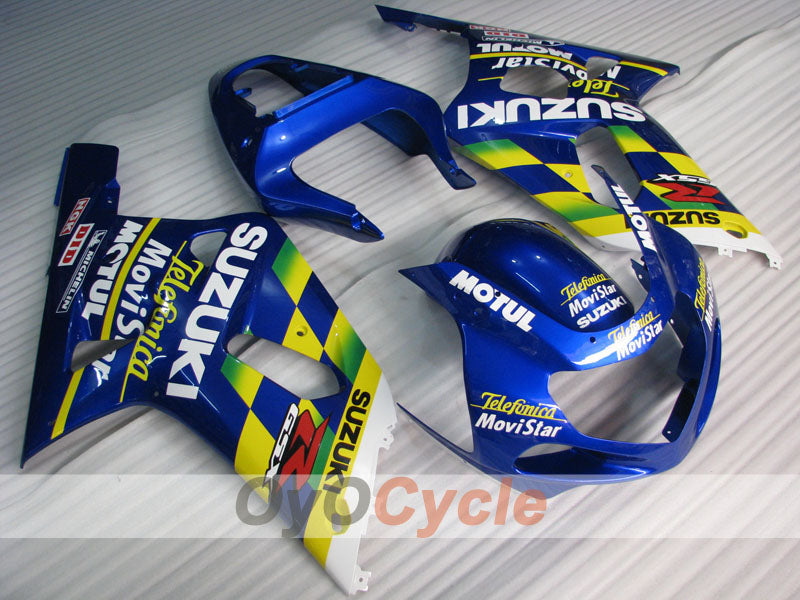 Injection Fairing kit for 00-03 GSX R750 - Blue - MOTUL #OYO87905138
