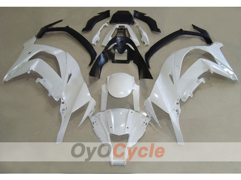 Injection Fairing kit for 11-15 NINJA ZX-10R - White, Black - Factory Style #OYO87903142
