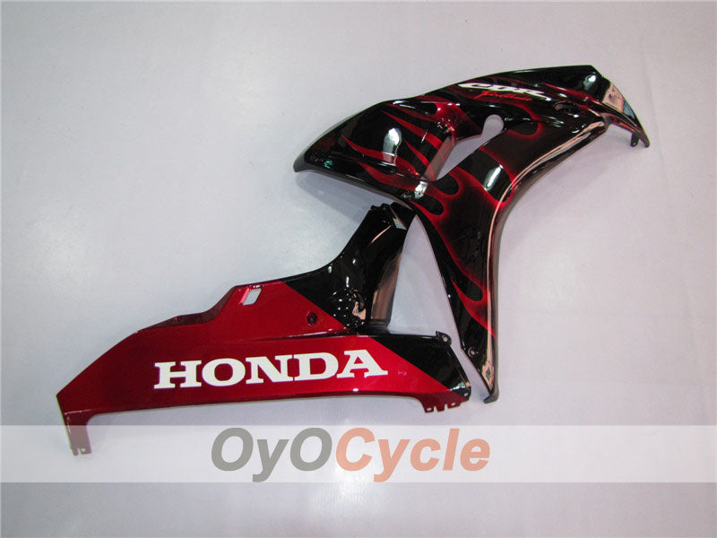 Injection Fairing kit for 06-07 CBR1000RR - Red, Black - Flame #OYO87900582