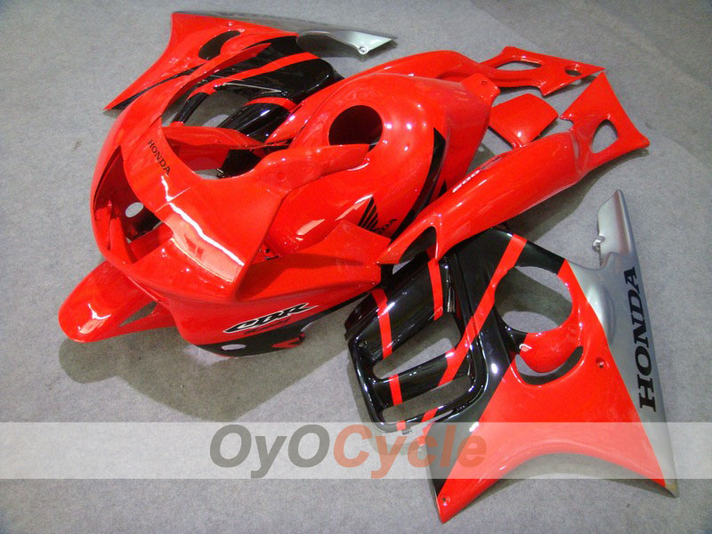 Injection Fairing kit for 97-98 CBR600F3 - Red, Black - Factory Style #OYO87900080 Main image