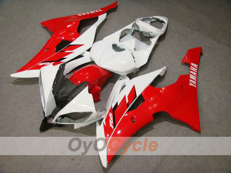 Injection Fairing kit for 08-16 YZF-R6 - Red, Black - Factory Style #OYO87900978 Main image