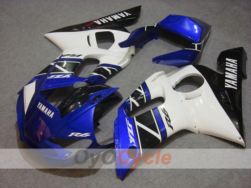 Injection Fairing kit for 98-02 YZF-R6 - Blue, White - Factory Style #OYO87901016