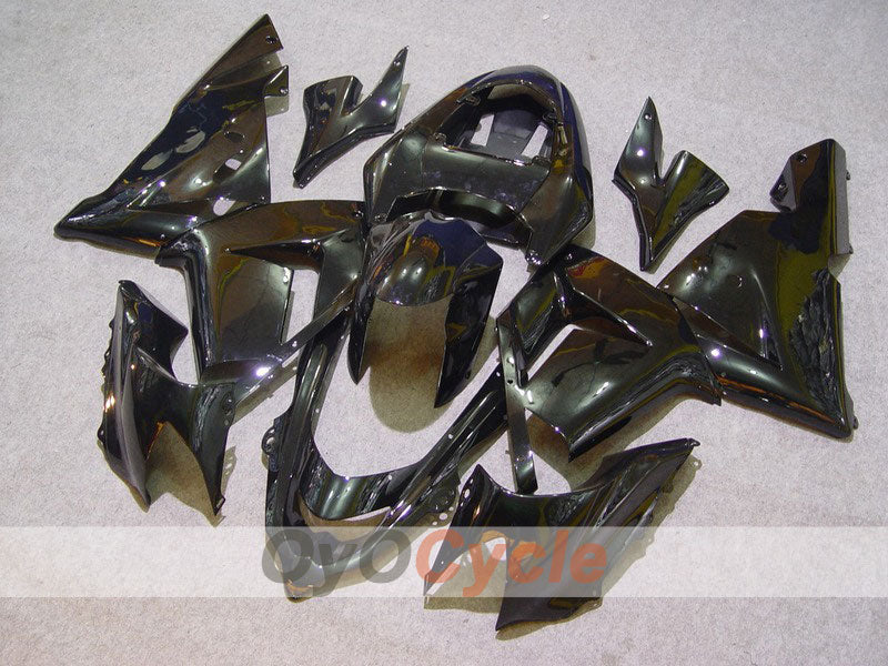 Injection Fairing kit for 04-05 NINJA ZX-10R - Black - Factory Style #OYO87901520 Main image
