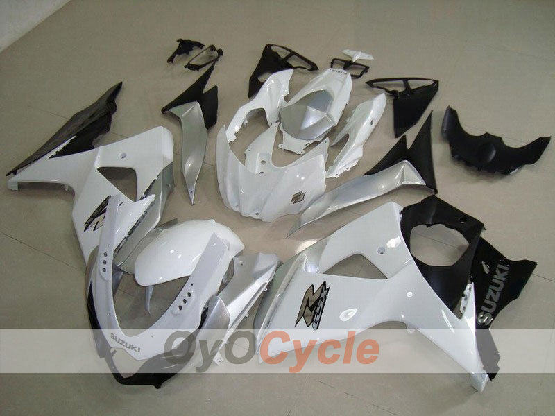 Injection Fairing kit for 09-16 GSX R1000 - White, Black - Factory Style #OYO87902870 Main image