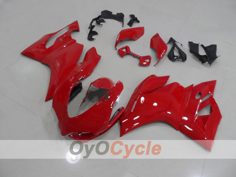 Injection Fairing kit for 11-14 Ducati 1199 - Red, Black - Factory Style #OYO87903385 Main image