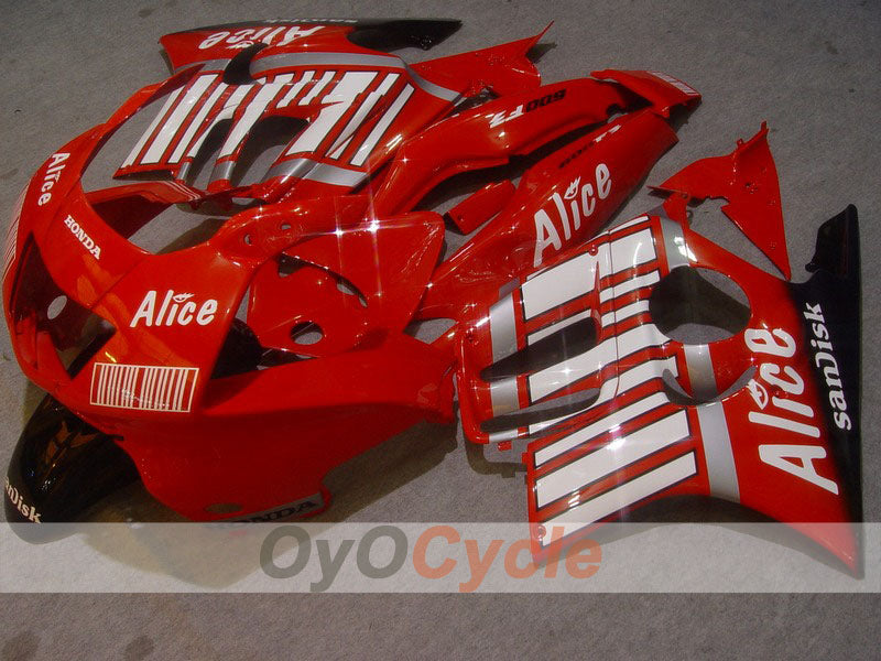 Injection Fairing kit for 95-96 CBR600F3 - Red - Alice #OYO87900011 Main image