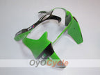 Injection Fairing kit for 00-02 NINJA ZX-6R - Green, Black - Monster #OYO87901717