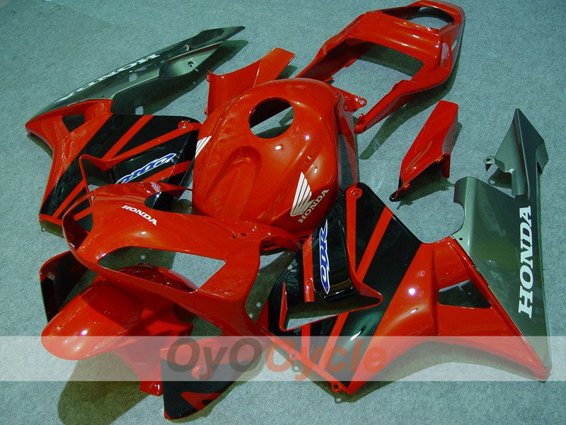 Injection Fairing kit for 03-04 CBR600RR - Red, Black - Factory Style #OYO87902596 Main image
