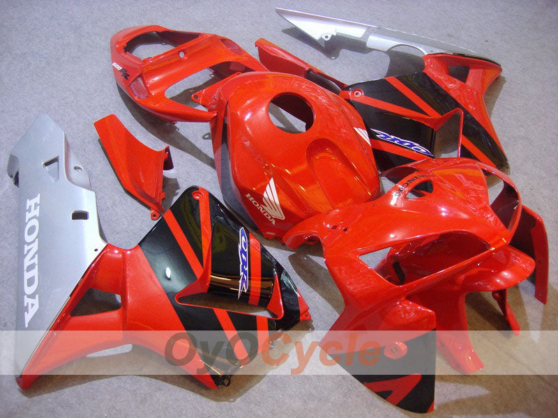 Injection Fairing kit for 05-06 CBR600RR - Red, Black - Factory Style #OYO87900305