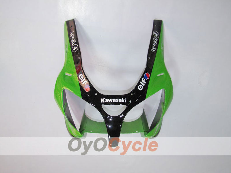 Injection Fairing kit for 00-02 NINJA ZX-6R - Green, Black - Monster #OYO87901717